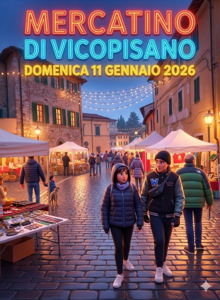 Mercatino di Vicopisano Domenica 11/01/2026