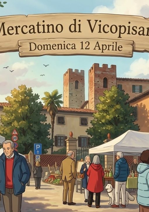 Mercatino di Vicopisano Domenica 12 Aprile 2026