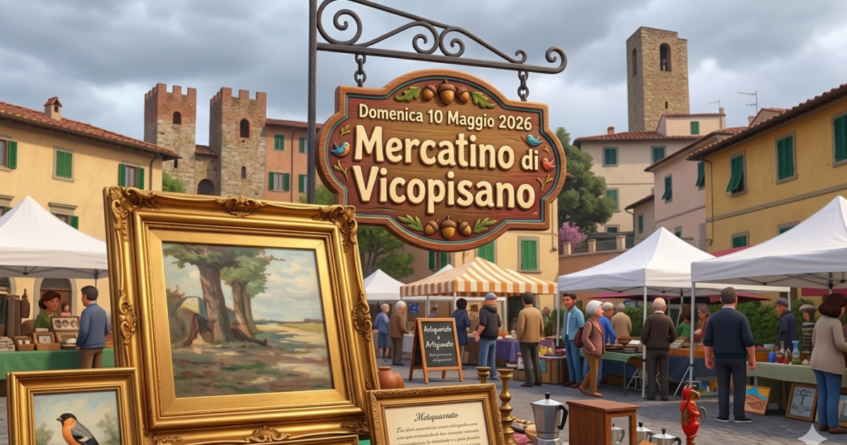 Mercatino di Vicopisano Maggio 2026