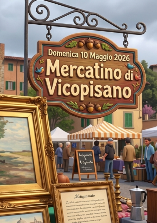 Mercatino di Vicopisano Maggio 2026