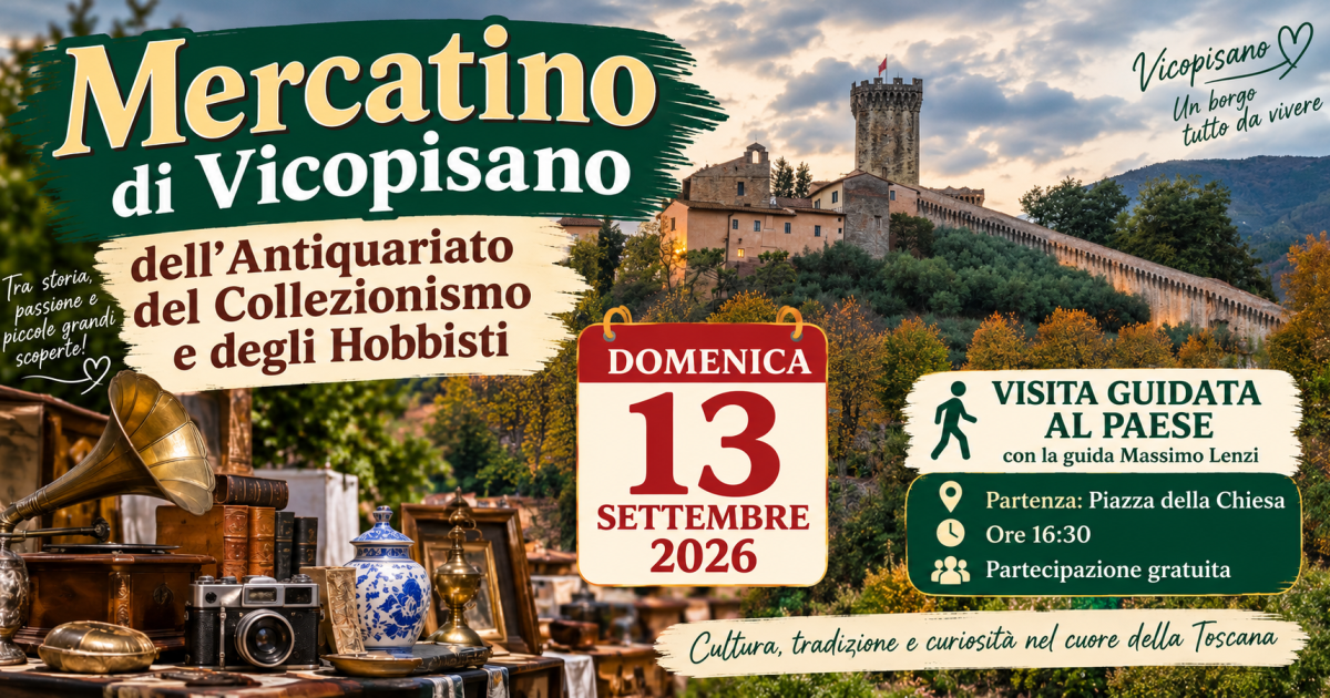 Mercatino di Vicopisano Settembre 2026