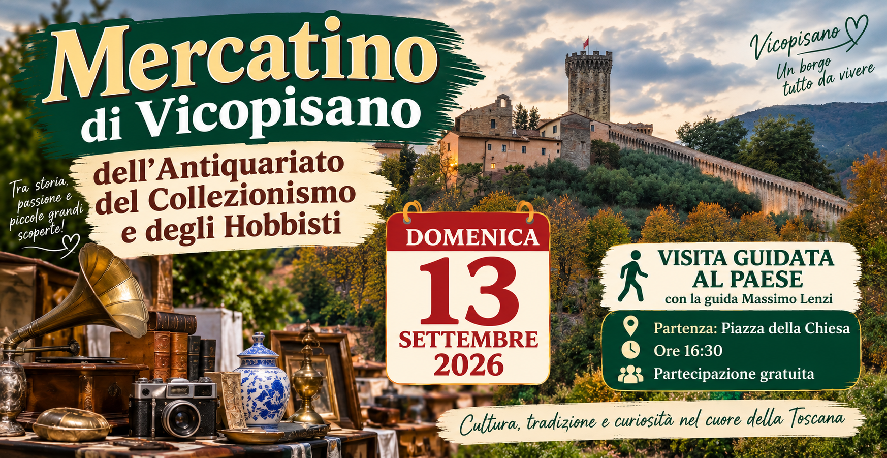 Mercatino di Vicopisano Settembre 2026
